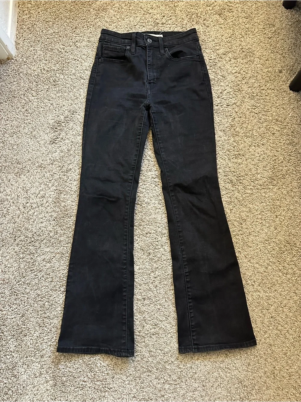 Levi's 725 High Rise Bootcut Denim Jeans Flare